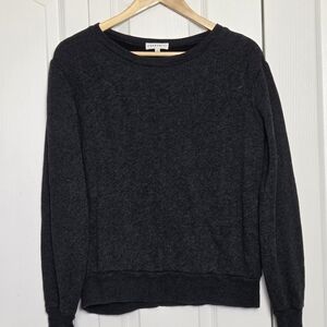 Community Women's Dark Gray Crew Neck Sweater